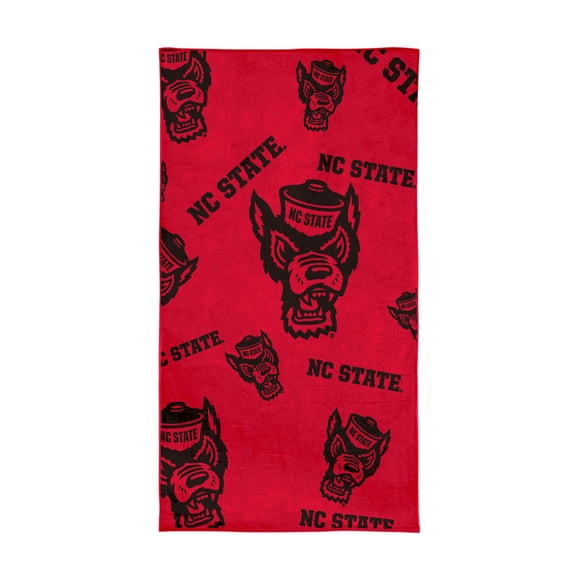 Logo Brands North Carolina State Wolfpack 38"x72" Beach Towel