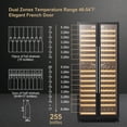 thumbnail image 7 of Lanbo 32 Inch Dual Door Wine Cooler, 7 of 9
