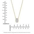 thumbnail image 3 of Lab Created Diamond Pendant in 14K Gold, 3 of 6