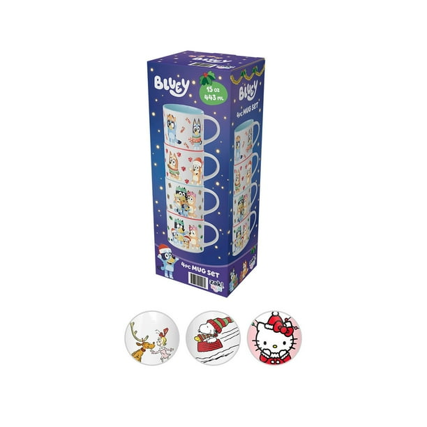 Zak Designs 15oz 4pk Ceramic Holiday Mugs in Gift Box - Samsclub.com