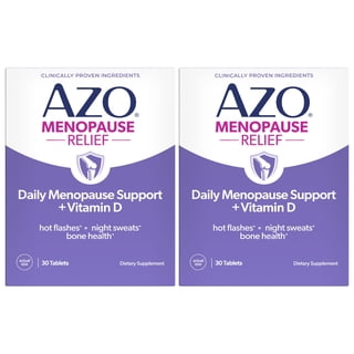 AZO Menopause Support + Vitamin D, 60 ct. (2-30ct boxes)