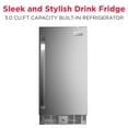thumbnail image 10 of Frigidaire Gallery Built-In Stainless Steel Frost Free 2.9 cu ft Refrigerator, 10 of 15
