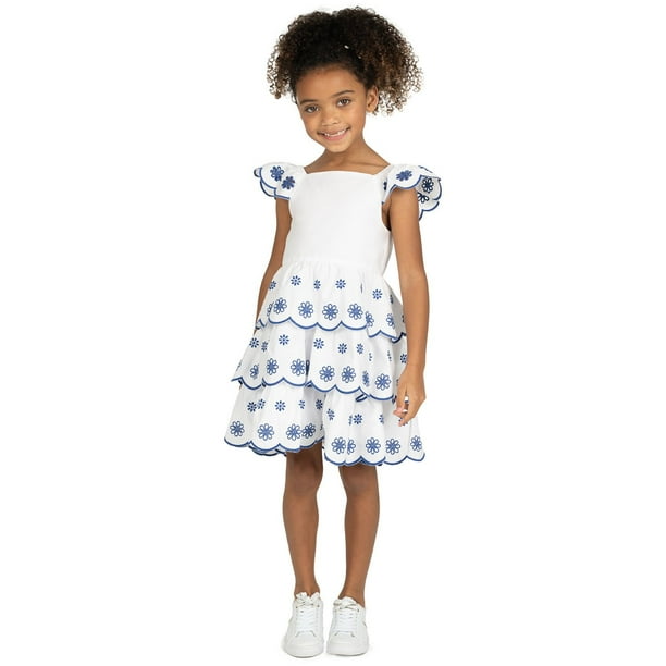 Counting Daisies Toddler Girls Woven Dress
