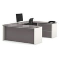 thumbnail image 1 of Bestar Connexion OfficePro 93000 2-Drawer U-Shaped Bow-Front Desk, 1 of 4