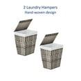 thumbnail image 3 of Member's Mark Laundry Hamper, Set of 2, 19.5" W x 14.5" D x 23" H, 3 of 10