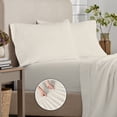 thumbnail image 3 of Purity Home 100% Organic Cotton Brushed Percale Sheet Set, Assorted Sizes, 3 of 9