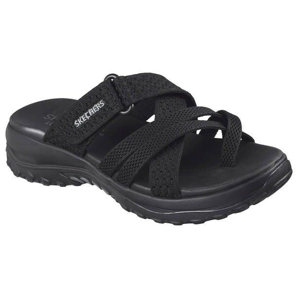 skechers ladies dress sandals Amazon.com | Skechers Women's 600 Spikeless Golf Sandal, Navy/White, 5