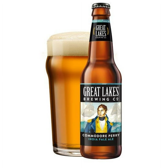 Great Lakes Commodore Perry IPA Ale Beer, 12 fl. oz. bottle, 12 pk.