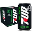 thumbnail image 1 of 7UP Zero Sugar Lemon Lime Soda 12 fl. oz., 24 pk., 1 of 10