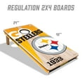 thumbnail image 5 of YouTheFan Pittsburgh Steelers 2'x4' Cornhole Board Set, 5 of 6