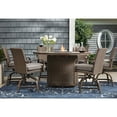 thumbnail image 1 of Member's Mark Newcastle Balcony Fire Dining Set with Sunbrella Fabric, 7pc, 1 of 5