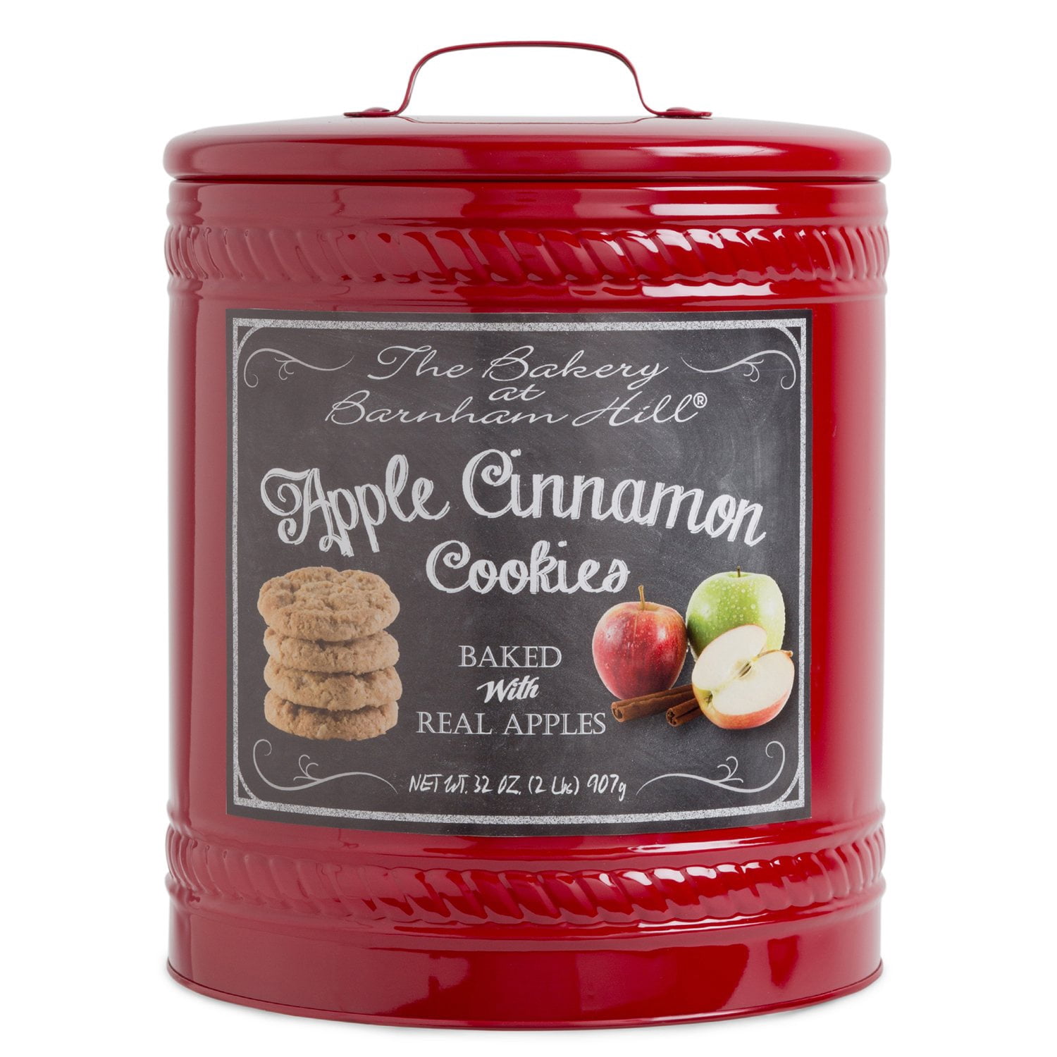 The Bakery of Barnham Hill Classic Apple Cinnamon Cookie Tin (32 oz ...