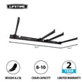 thumbnail image 2 of Lifetime Wall-Mounted Chair Rack, 2 of 14