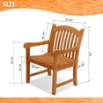 thumbnail image 7 of Amazonia Hayden Teak Outdoor Dining Set, Choose Style, 7 of 9