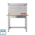 thumbnail image 2 of Seville Classics UltraHD Lighted Workbench, 48" W x 24" D x 65.5" H, 2 of 21