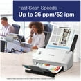 thumbnail image 4 of Epson DS-410 Document Scanner, 1200 dpi, 8 1/2" x 120", 26 ppm, 4 of 9