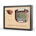 thumbnail image 1 of YouTheFan Oregon State Beavers 25-Layer Football Stadium View 3D Wall Art, 1 of 5