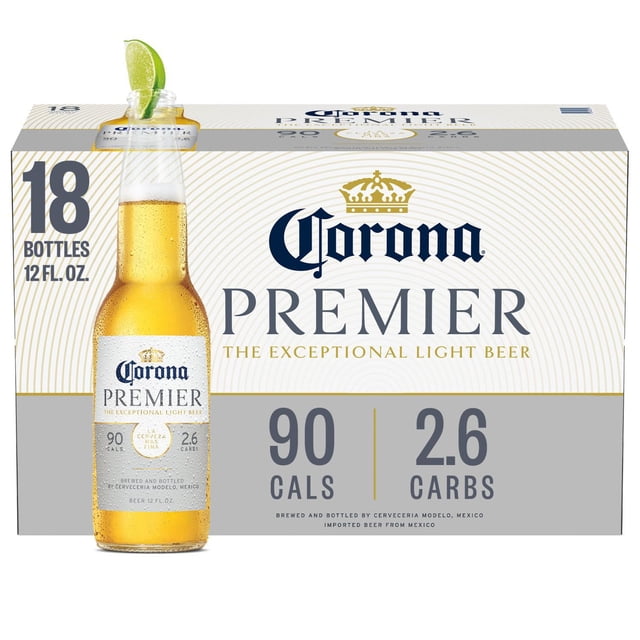Corona Premier Mexican Light Lager Beer, 12 fl. oz. bottle, 18 pk.
