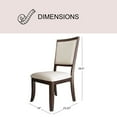 thumbnail image 7 of Colette 7-Piece Formal Dining Set with Motif, 7 of 18