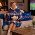 thumbnail image 5 of Pegasus Sports Buffalo Bills Wearable Sherpa Throw, 5 of 7