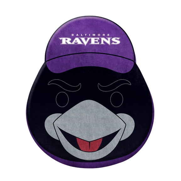 Logo Brands Baltimore Ravens Puff Pillow