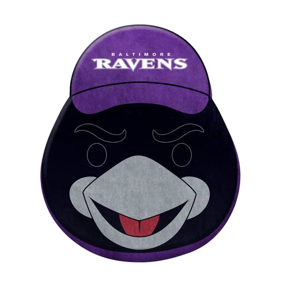 Logo Brands Baltimore Ravens Puff Pillow