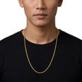 thumbnail image 6 of Sparkle Rope Chain Hollow Necklace in 14K Gold, 6 of 6