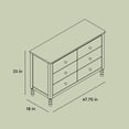 thumbnail image 6 of Storkcraft Rio 6 Drawer Dresser, Choose Color, 6 of 9