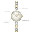 thumbnail image 4 of Bulova Ladies Crystal Collection Two-Tone 25mm Watch 98L299, 4 of 4