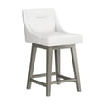 thumbnail image 11 of HH2 Home Upholstered Tapered Back Wood Adjustable Height Swivel Bar Stool, 11 of 19