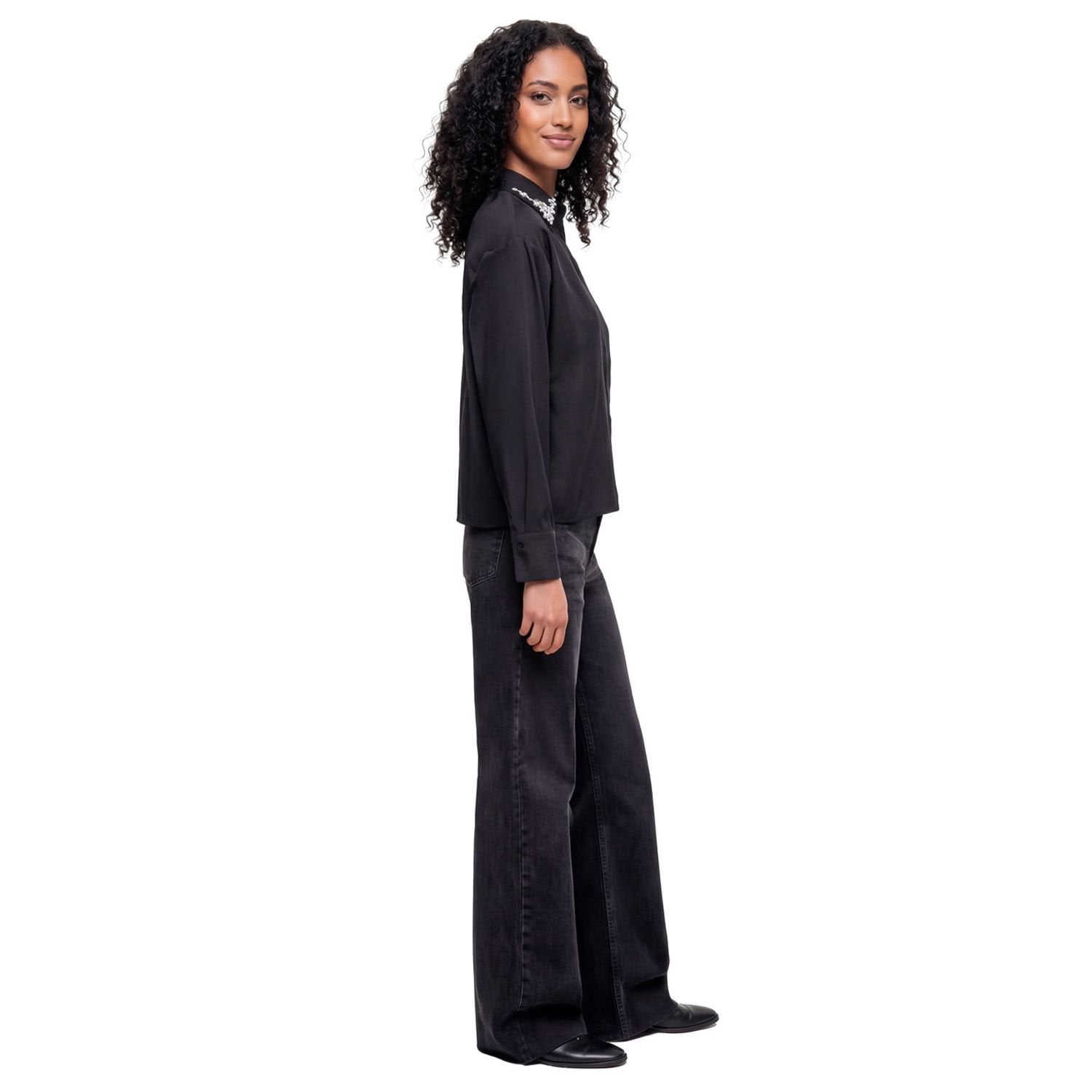 Express Women's Cropped Button-Down Top - Samsclub.com