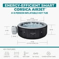 thumbnail image 15 of SaluSpa Corsica Round Energy-Saving Smart AirJet Inflatable Hot Tub, 15 of 25