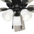 thumbnail image 9 of Hunter 52 inch Swanson Matte Black Ceiling Fan with LED Light Kit and Pull Chain, 9 of 12
