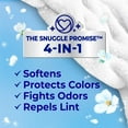 thumbnail image 6 of Snuggle Advanced Softness Liquid Fabric Softener, Blue Sparkle, 259 loads, 176 fl. oz., 6 of 9