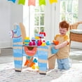 thumbnail image 3 of KidKraft Llama Pinata Building Bricks Table with 50 Blocks, 3 of 14