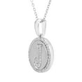 thumbnail image 2 of Diamond Initial Pendant Necklace in Sterling Silver, 2 of 5