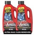 thumbnail image 1 of Drano Max Ultra Gel Drain Opener, 2 pk., 160 fl. oz., 1 of 7