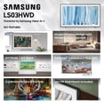 thumbnail image 3 of SAMSUNG 85” Class The Frame Pro Series LS03HW Neo QLED 4K Vision AI Smart Tizen TV, 3 of 15