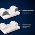 thumbnail image 6 of Imaginarium Ergonomic Memory Foam 2-in-1 Pillow with Cooling Cover, 6 of 8