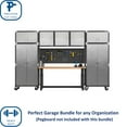thumbnail image 2 of Seville Classics UltraHD 8-Piece Steel Garage Cabinet Storage Set With Height Adjustable Workbench, 12 Feet Wide Assorted Colors, 2 of 17