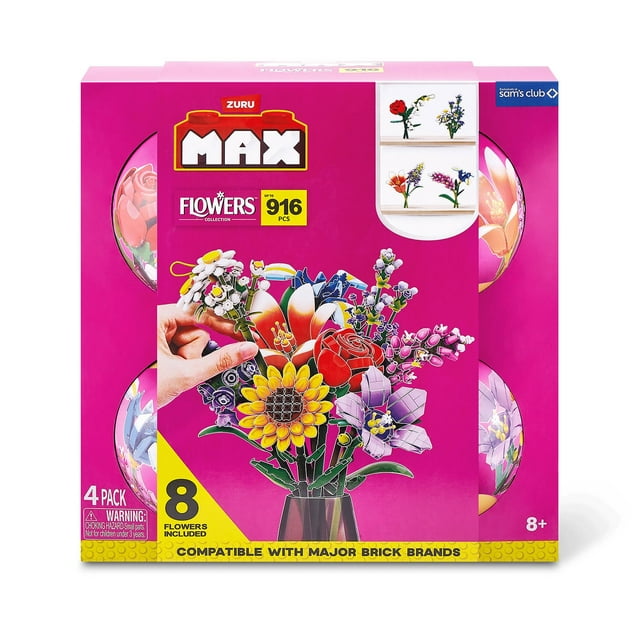 Zuru MAX Premium Building Bricks Collection, 4 pk.