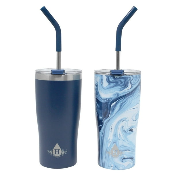 Heritage 20 oz. Double Wall Stainless Steel Tumbler, Set of 2, Choose Color  - Samsclub.com