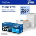 thumbnail image 2 of Brother TN229VC High-Yield Toner, Cyan, 2 of 6