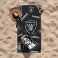 thumbnail image 2 of Logo Brands Las Vegas Raiders 38"x72" Beach Towel, 2 of 5