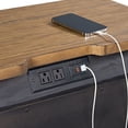 thumbnail image 5 of Society Den Johnshaven King Storage 3PC Bedroom Set in Espresso & Brown, 5 of 7