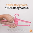thumbnail image 4 of The Original Kangaroo™ Hanger is Made in Wisconsin, USA with 100% recycled material and a patented design. Clip in Pants, shirts, straps, tanks, jackets and even entire outfits on a single hanger!, 4 of 9