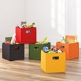 thumbnail image 2 of RiverRidge Folding Bins Cube Storage Cubbies, Set of 6 Playroom Organizers, 2 of 6