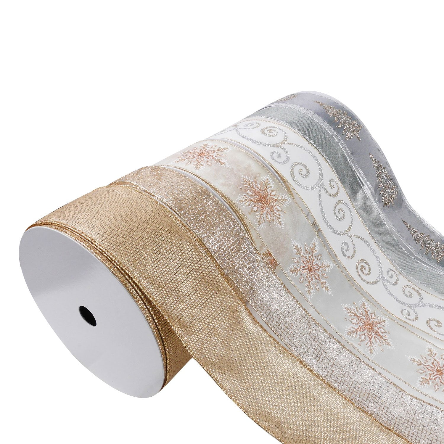 Member's Mark Premium Wired Holiday Ribbon, 6 pk. - Samsclub.com