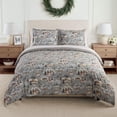 thumbnail image 1 of Member’s Mark 3-Piece Printed Cotton Comforter Set, Assorted Sizes, 1 of 7
