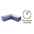 thumbnail image 5 of The Organic Garden Co. L-Shaped Garden Bed - Woodland Gray, 5 of 9